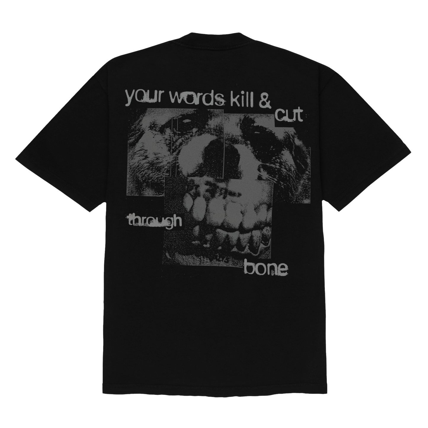 YOUR WORDS T-SHIRT (BLACK)